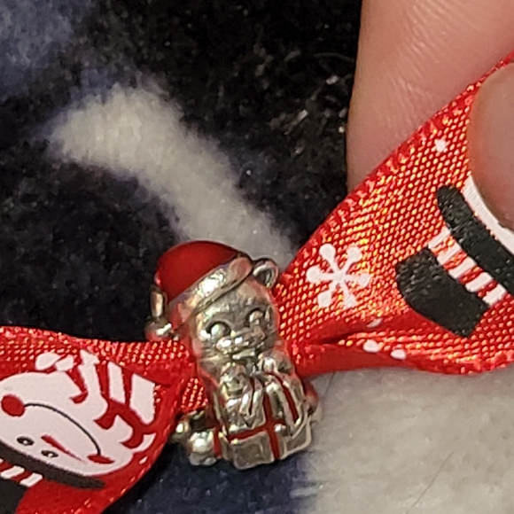 Pandora cat Christmas charm - Picture 6 of 6